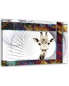 Canvas painting Modern giraffe for children's room | FEEBY