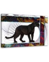 Wall art painting - Black panther abstract | FEEBY