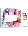Canvas painting for living room - Cat abstract- Modern | FEEBY