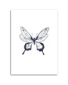 Modern wall art decoration - Drawn butterfly | FEEBY