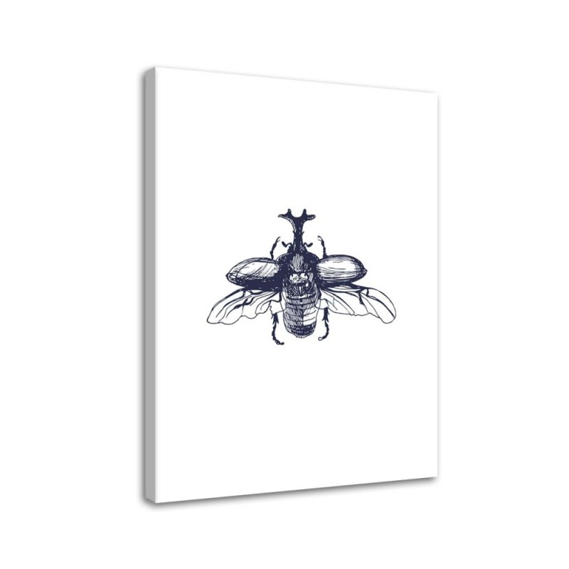 Modern Canvas painting - Flying beetle | FEEBY