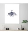 Modern Canvas painting - Flying beetle | FEEBY