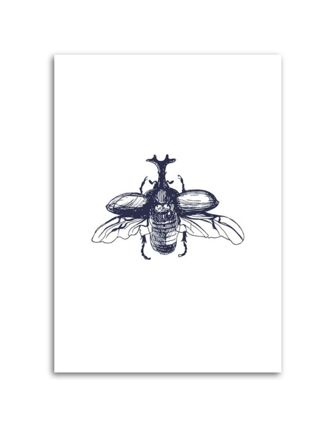 Modern Canvas painting - Flying beetle | FEEBY