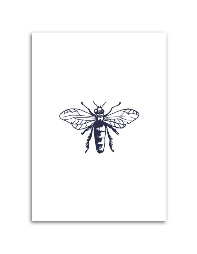 Modern canvas painting - Drawn wasp | FEEBY