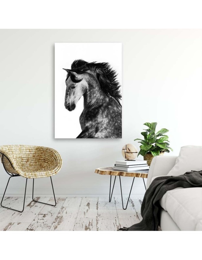 Wild steed - Canvas painting for living room | FEEBY