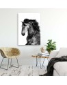 Wild steed - Canvas painting for living room | FEEBY