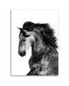 Wild steed - Canvas painting for living room | FEEBY