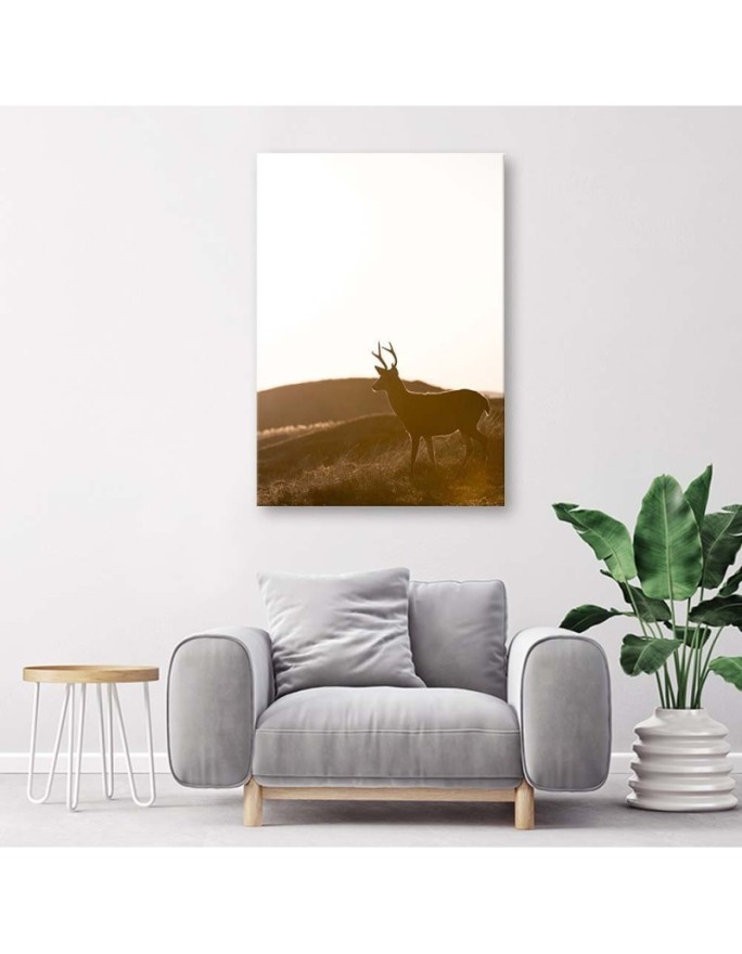 Modern Canvas painting - Young deer - Wall decoration | FEEBY