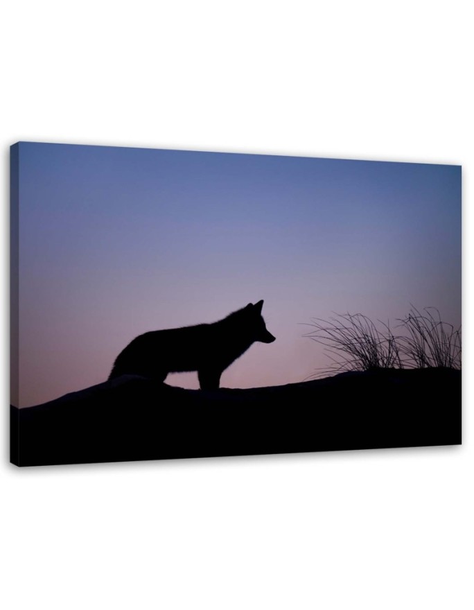 Canvas print Hunting at dawn