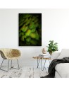Decorative green feathers - Modern Canvas wall art | FEEBY