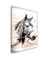 Wall art painting - Painted vintage horse | FEEBY