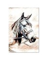 Wall art painting - Painted vintage horse | FEEBY