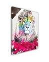 Nursery Art Prints - Abstract lion and shapes| FEEBY
