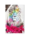 Nursery Art Prints - Abstract lion and shapes| FEEBY
