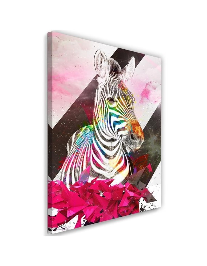 Canvas print Abstract zebra...