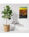 Canvas painting for bedroom - Lions on the savannah | FEEBY