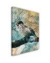 Wall art canvas decoration - Bird on a branch | FEEBY