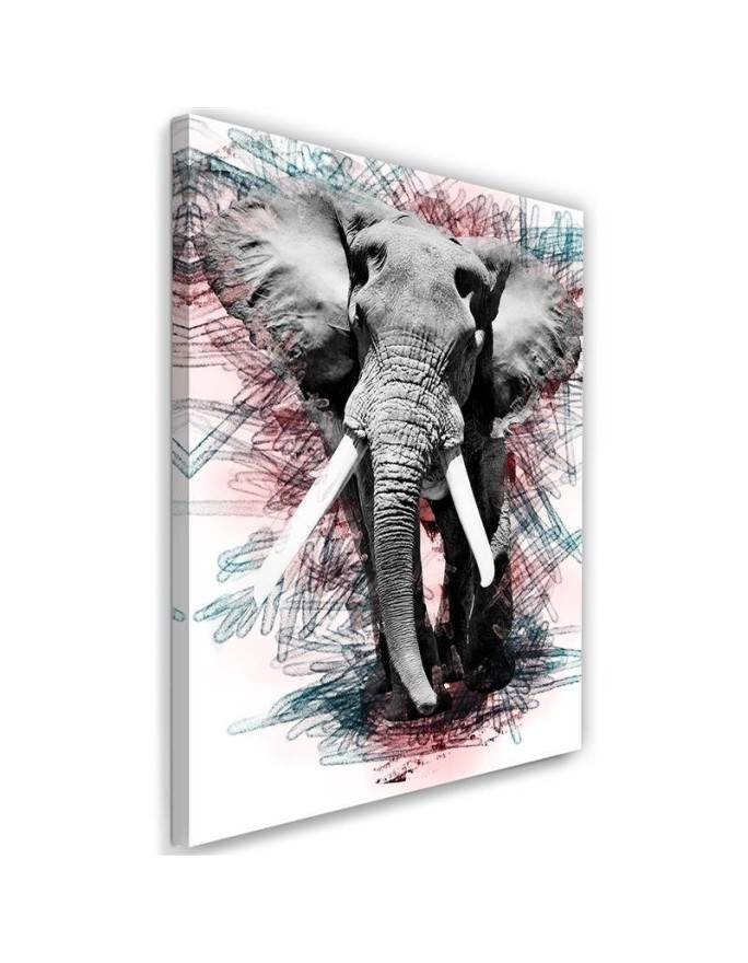 Canvas print Elephant on an...