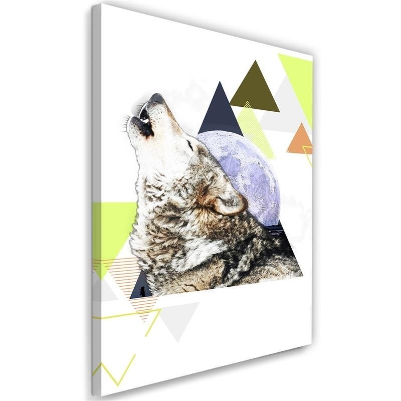 Wall art decoration - Abstract wolf | FEEBY