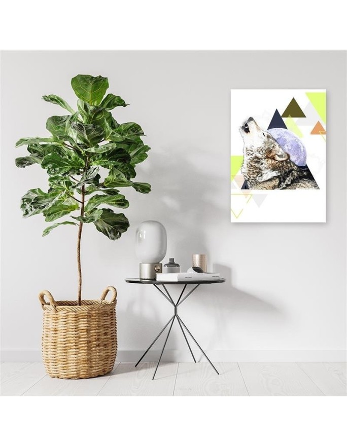 Wall art decoration - Abstract wolf | FEEBY