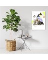 Wall art decoration - Abstract wolf | FEEBY
