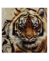 Adult big tiger - Wall art painting for living room | FEEBY