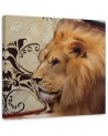 Canvas painting Adult proud lion | FEEBY