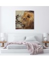 Canvas painting Adult proud lion | FEEBY