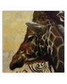Wall art decoration for the living room - Head of a proud giraffe | FEEBY