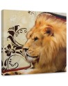 Canvas painting Lion with a big mane | FEEBY