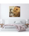 Canvas painting Lion with a big mane | FEEBY