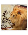 Canvas painting Lion with a big mane | FEEBY