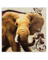 Bedroom Canvas painting - Elephant animal vintage | FEEBY