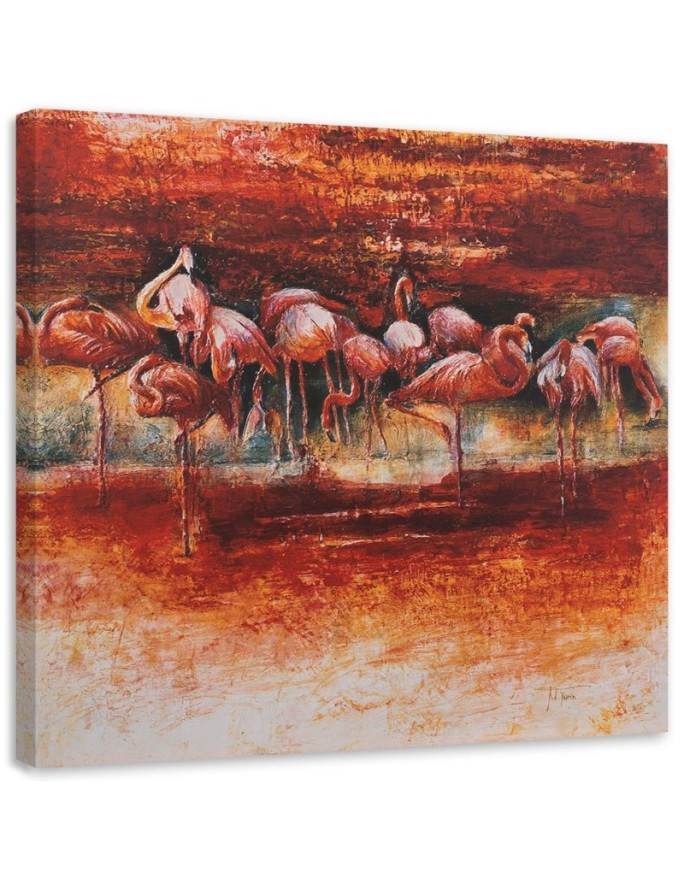 Canvas print A flock of...