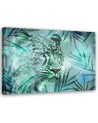 Turquoise leopard - Wall art decoration | FEEBY