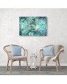 Turquoise leopard - Wall art decoration | FEEBY