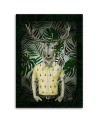 Modern canvas painting for teenager - Deer head | FEEBY