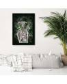 Canvas prints for a teenager's room - Bull's head in a human body | FEEBY