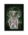 Canvas prints for a teenager's room - Bull's head in a human body | FEEBY