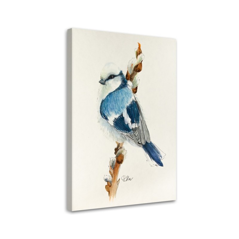 Canvas prints on canvas Small blue bird Dorota Martyńska | FEEBY