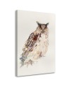 Sight of an owl Dorota Martyńska - Canvas painting for the living room | FEEBY