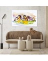 Canvas print for room - Two little ducks | FEEBY