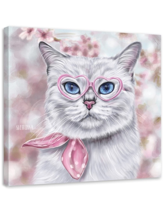 Canvas print The cat's...