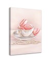 Modern decorative Canvas painting - Macarons in a cup | FEEBY