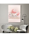 Modern decorative Canvas painting - Macarons in a cup | FEEBY