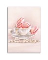 Modern decorative Canvas painting - Macarons in a cup | FEEBY
