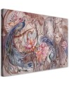 Wall art decoration for living room - Magic peacock birds | FEEBY