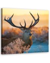 Canvas painting Deer sunrise | FEEBY
