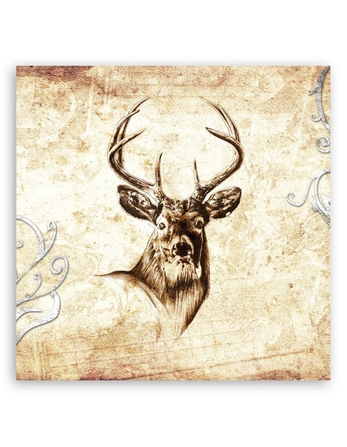 Canvas prints for living room canvas - Vintage deer | FEEBY