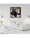 Black panther - Canvas painting | FEEBY